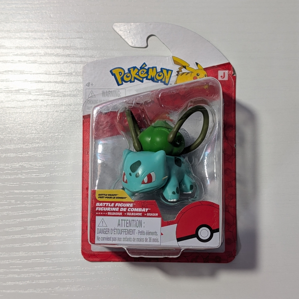 Officially Licensed Pokemon Battle Figure 2” Jazwares Collectible Toy Bulbasaur